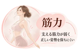 筋力不足のイメージ