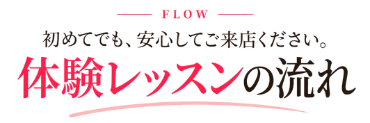 FLOW 体験レッスンの流れ